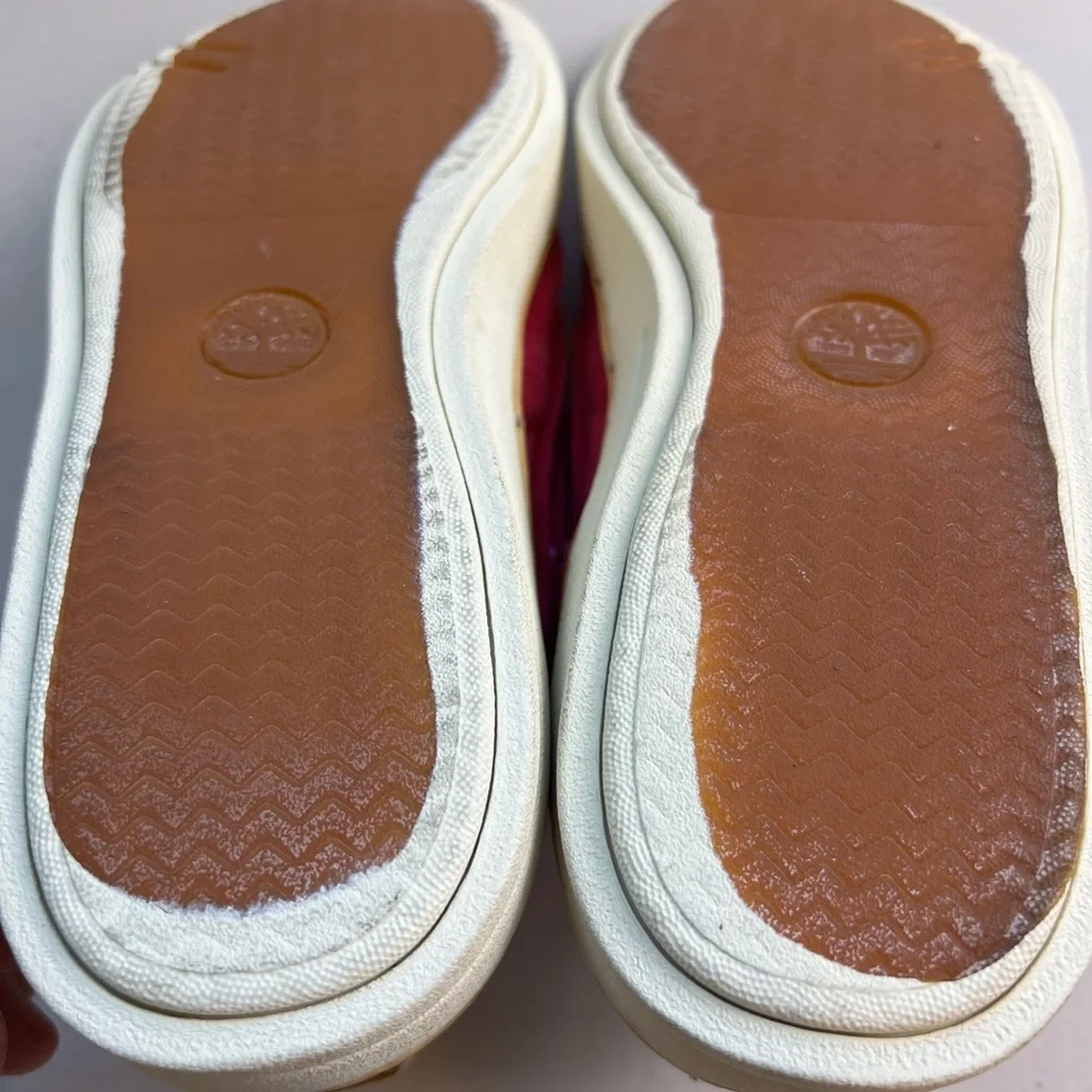 Timberland Women’s 9.5 Pink Boat Shoes - Picture 6 of 8